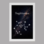 تابلو دکوراتیو مدل ماه تولد آذر Sagittarius کد D236