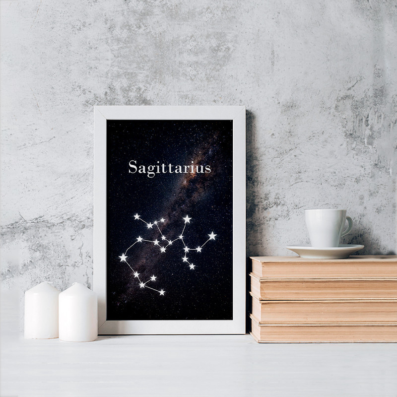تابلو دکوراتیو مدل ماه تولد آذر Sagittarius کد D236