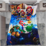 سرویس خواب مدل ماریو Mario کد galaxy 2 یک نفره 5 تکه