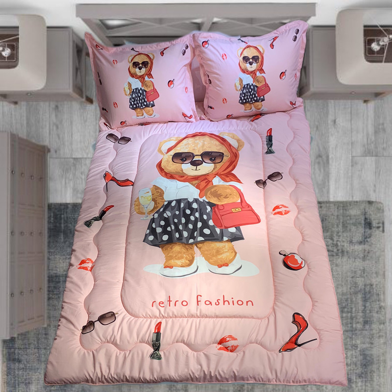 سرویس خواب مدل تدی tedi کد fashion یک نفره 4 تکه
