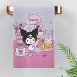 حوله دستی مدل کرومی kuromi کد 06 سایز 80x40 سانتی متر