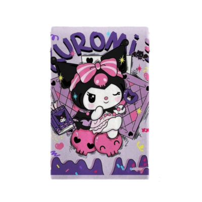 حوله دستی مدل کرومی kuromi کد 03 سایز 80x40 سانتی متر